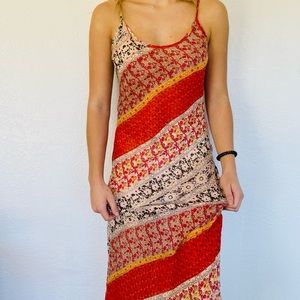 Staring At Stars Bias Cut Floral Maxi Dress